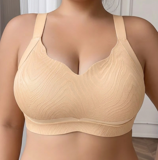 Large Size Full Cup Wireless Comfort Jelly Bonded Bra