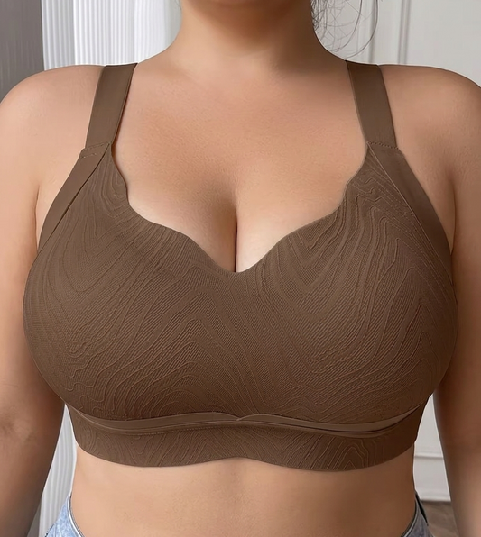 Large Size Full Cup Wireless Comfort Jelly Bonded Bra